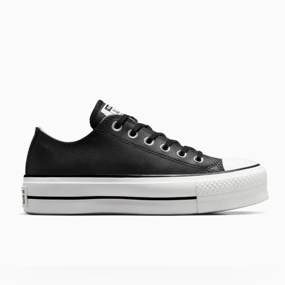 NWT-Converse Unisex ‘Chuck Taylor All Star Clean Lift’ Platform Leather Sneakers